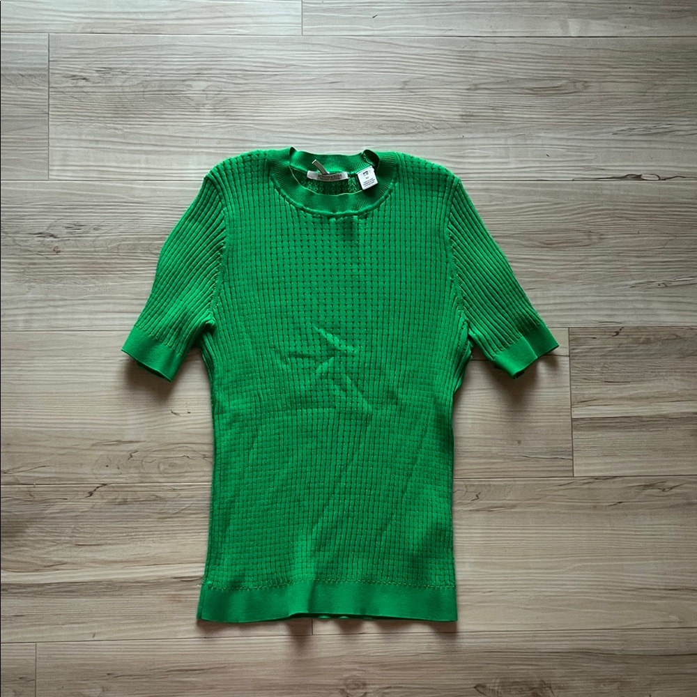 Scotch & Soda Green Knit Top